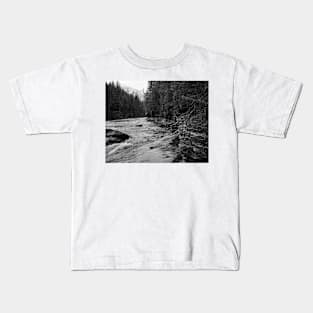 McDonald Creek, Glacier N.P. Kids T-Shirt